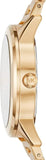 Shop Authentic Michael Kors Hartman Analog Quartz Black Dial Gold Steel Strap Watch For Women - MK3647 - Luxxuri