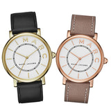  Shop Authentic Marc Jacobs Roxy White Dial Cement Brown Leather Strap Watch for Women - MJ1533 - Luxxuri