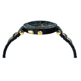  Shop Authentic Versace V-Race Analog Quartz Black Dial Two Tone Steel Strap Watch For Men - VEBV00619 - Luxxuri