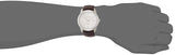  Shop Authentic Calvin Klein Infinity Silver Dial Brown Leather Strap Watch for Men - K5S341G6 - Luxxuri