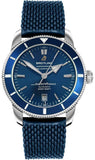  Shop Authentic Breitling Superocean Heritage B20 Automatic 42 Blue Dial Blue Mesh Bracelet Watch for Men - AB2010161C1S1 - Luxxuri