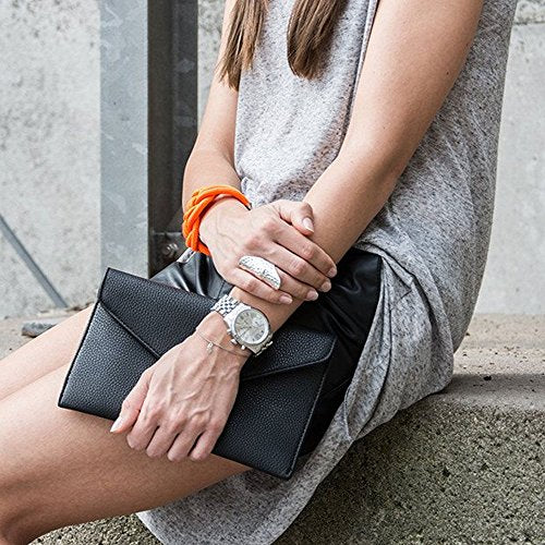  Shop Authentic Michael Kors Lexington Silver Dial Silver Steel Strap Watch for Women - MK5555 - Luxxuri