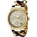 Shop Authentic Michael Kors Runway Gold Dial Two Tone Steel Strap Watch for Women - MK4222 - Luxxuri