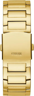 Guess Queen Quartz Gold Dial Gold Steel Strap Watch For Men - GW0497G2