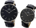  Shop Authentic Daniel Wellington Classic Sheffield Black Dial Black Leather Strap Watch For Men - DW00100133 - Luxxuri