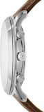  Shop Authentic Fossil Neutra Chronograph White Dial Brown Leather Strap Watch for Men - FS5380 - Luxxuri