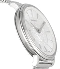 Shop Authentic Versace V-Circle Silver Dial Silver Mesh Bracelet Watch for Men - VBQ060017 - Luxxuri