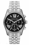  Shop Authentic Michael Kors Runway Chronograph Black Dial Silver Steel Strap Watch For Women - MK5708 - Luxxuri