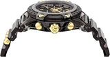  Shop Authentic Versace Icon Active Chronograph Black Dial Black Steel Strap Watch for Men - VEZ700421 - Luxxuri