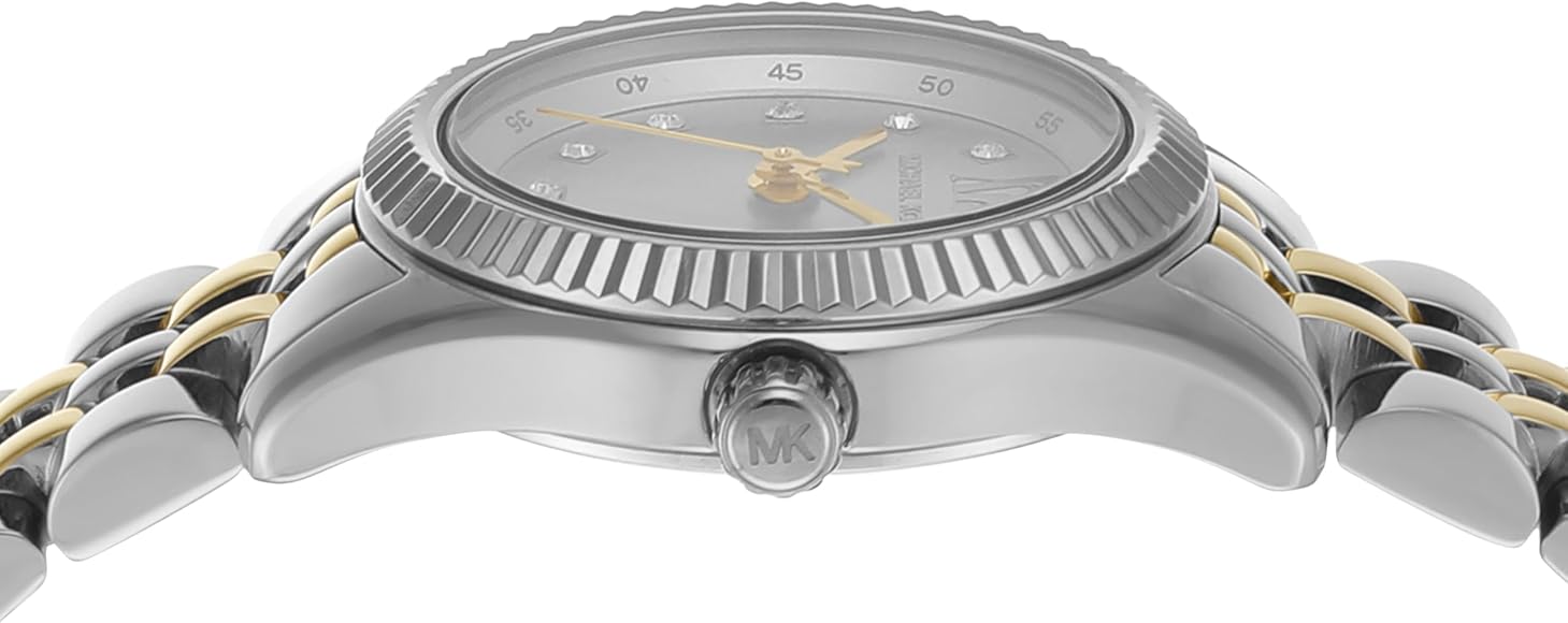  Shop Authentic Michael Kors Lexington Analog Silver Dial Two Tone Steel Strap Watch for Women - MK4740 - Luxxuri