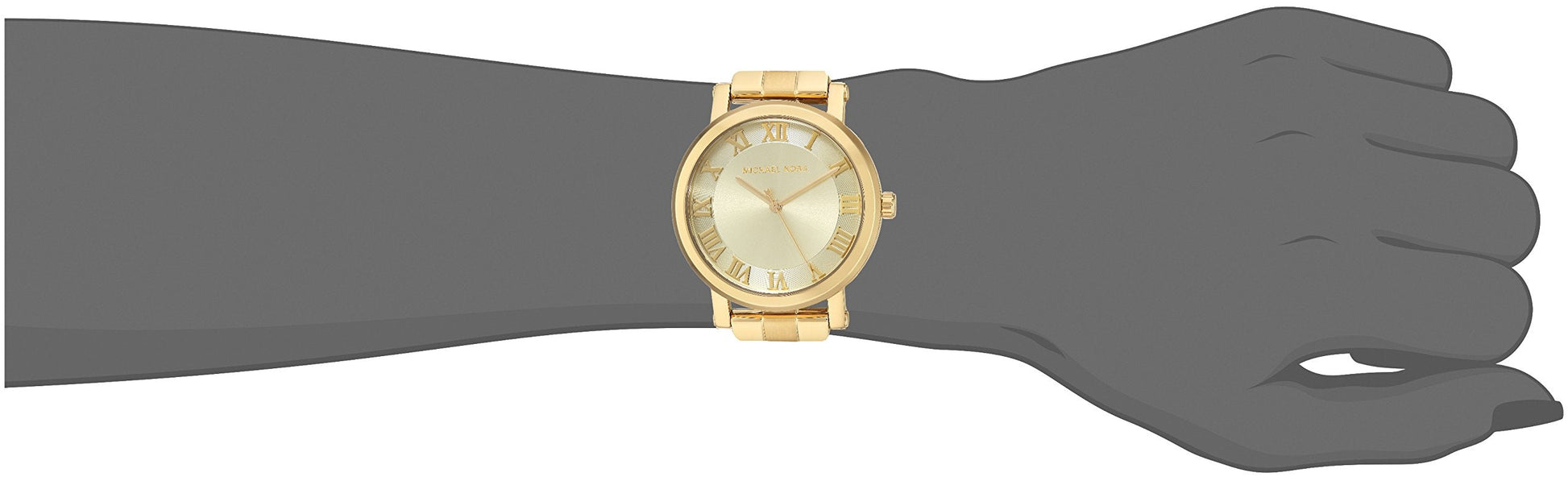  Shop Authentic Michael Kors Norie Gold Dial Gold Steel Strap Watch for Women - MK3560 - Luxxuri
