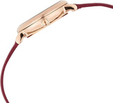  Shop Authentic Marc Jacobs Baker Maroon Dial Maroon Leather Strap Watch for Women - MBM1271 - Luxxuri