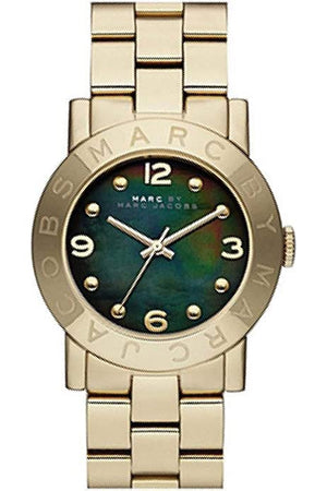  Shop Authentic Marc Jacobs Amy Green Dial Gold Steel Strap Watch for Women - MBM8619 - Luxxuri