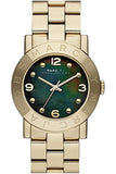  Shop Authentic Marc Jacobs Amy Green Dial Gold Steel Strap Watch for Women - MBM8609 - Luxxuri