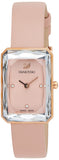  Shop Authentic Swarovski Uptown Pink Dial Pink Leather Strap Watch for Women - 5547719 - Luxxuri