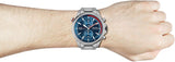  Shop Authentic Hugo Boss Globetrotter Blue Dial Silver Steel Strap Watch for Men - 1513823 - Luxxuri