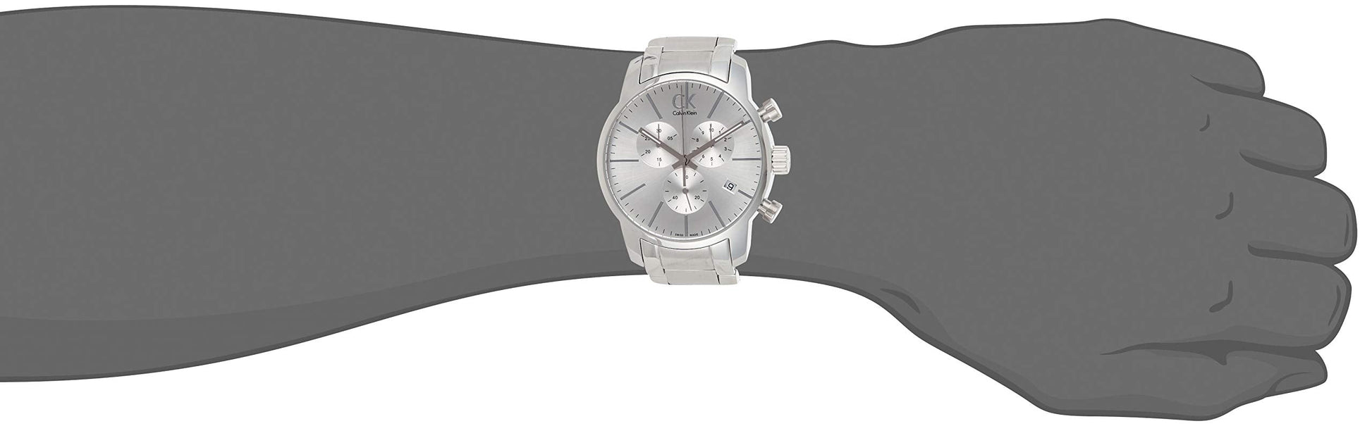  Shop Authentic Calvin Klein City White Dial Silver Steel Strap Watch for Men - K2G27146 - Luxxuri