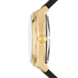  Shop Authentic Fossil Everett Automatic Skeleton Black Dial Black Leather Strap Watch for Men - ME3208 - Luxxuri