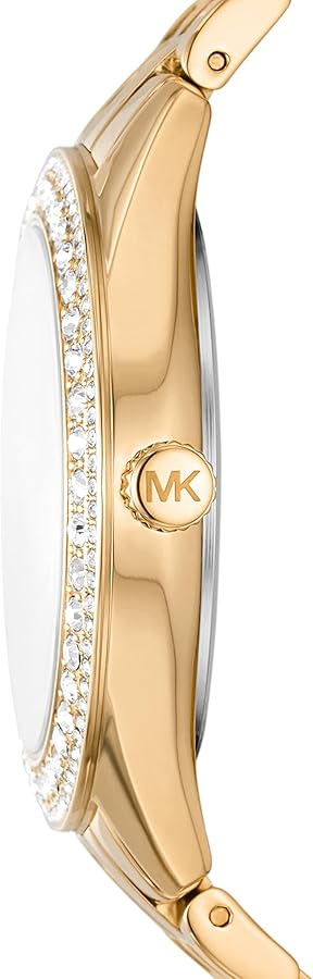  Shop Authentic Michael Kors Harlowe Three-Hand Quartz Gold Dial Gold Steel Strap Watch For Women - MK4709 - Luxxuri
