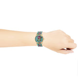  Shop Authentic Gucci G Timeless Floral Turquoise Dial Turquoise Leather Strap Watch For Women - YA1264085 - Luxxuri