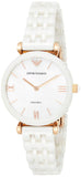  Shop Authentic Emporio Armani Ceramica Mother of Pearl Dial White Ceramic Strap Watch For Women - AR1486 - Luxxuri