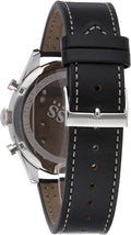  Shop Authentic Hugo Boss Pioneer Chronograph Black Dial Black Leather Strap Watch For Men - 1513708 - Luxxuri