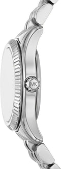  Shop Authentic Michael Kors Lexington Three-Hand Silver Dial Silver Steel Strap Watch for Women - MK4843 - Luxxuri