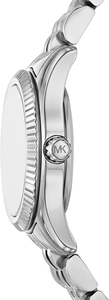  Shop Authentic Michael Kors Lexington Three-Hand Silver Dial Silver Steel Strap Watch for Women - MK4843 - Luxxuri