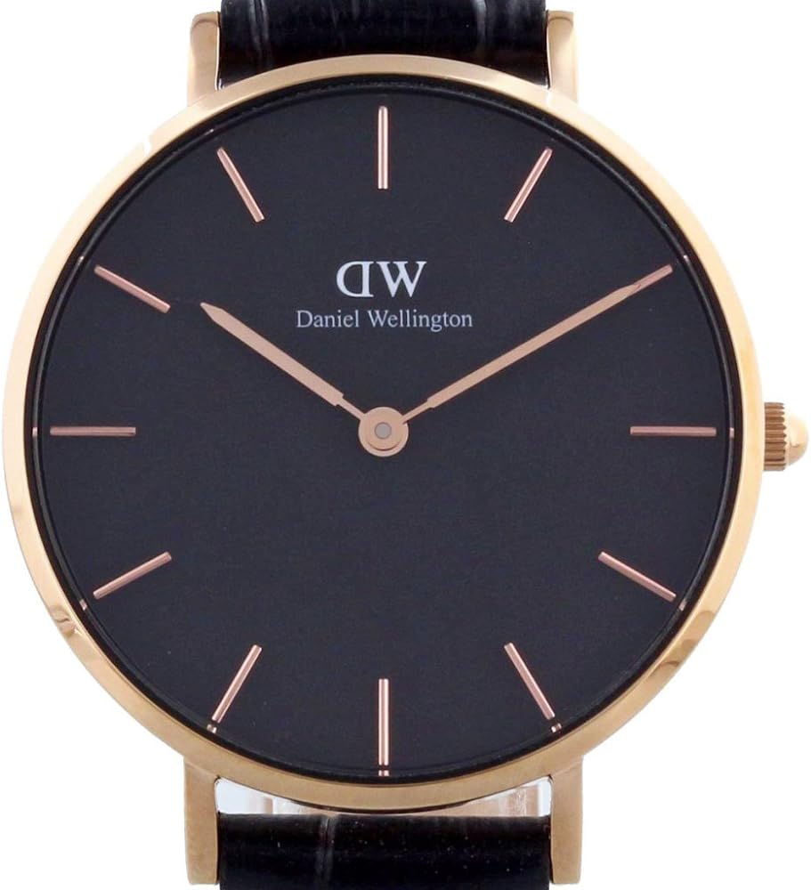 Shop Authentic Daniel Wellington Classic Petite Reading Black Dial Black Leather Strap Watch For Women - DW00100167 - Luxxuri