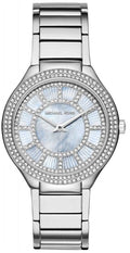  Shop Authentic Michael Kors Kerry Mother of Pearl Dial Silver Stainless Steel Strap Watch for Women - MK3395 - Luxxuri