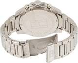  Shop Authentic Tommy Hilfiger Iconic Quartz Black Dial Silver Steel Strap Watch for Men - 1791564 - Luxxuri