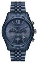  Shop Authentic Michael Kors Lexington Chronograph Blue Dial Blue Steel Strap Watch for Men - MK8480 - Luxxuri