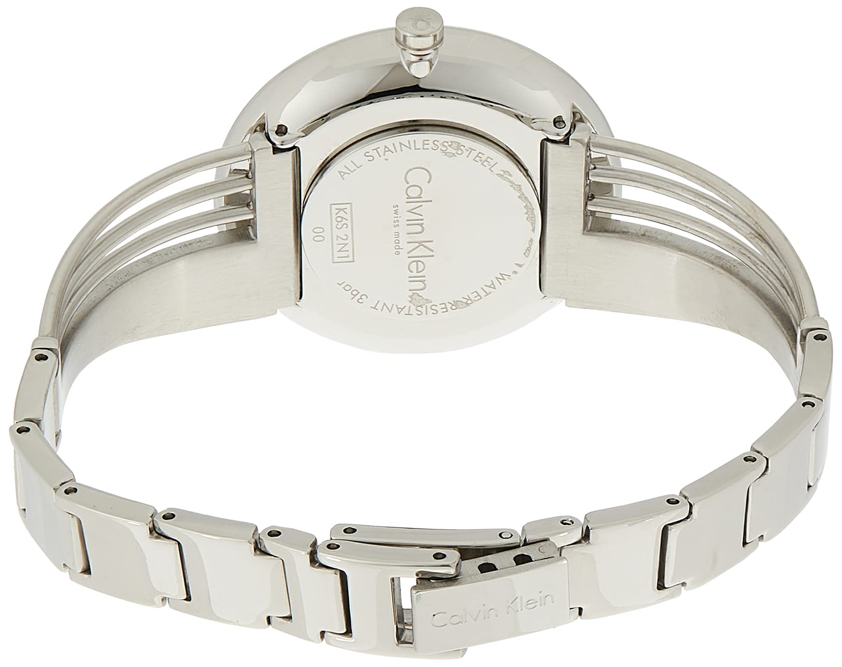  Shop Authentic Calvin Klein Drift Silver Dial Silver Steel Strap Watch for Women - K6S2N116 - Luxxuri
