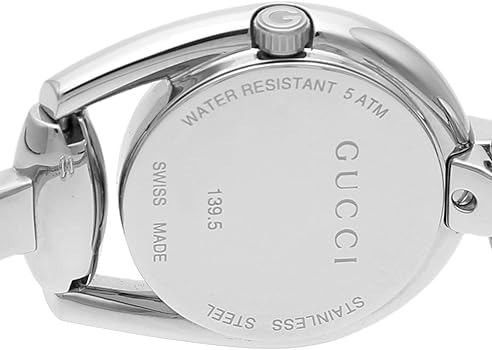  Shop Authentic Gucci Horsebit Collection Diamonds Mother of Pearl Dial Silver Steel Strap Watch For Women - YA139505 - Luxxuri