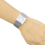  Shop Authentic Guess Highline White Dial Silver Mesh Bracelet Watch For Women - W0826L1 - Luxxuri