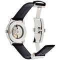  Shop Authentic Calvin Klein Infinity Automatic Black Dial Black Leather Strap Watch for Men - K5S341C1 - Luxxuri