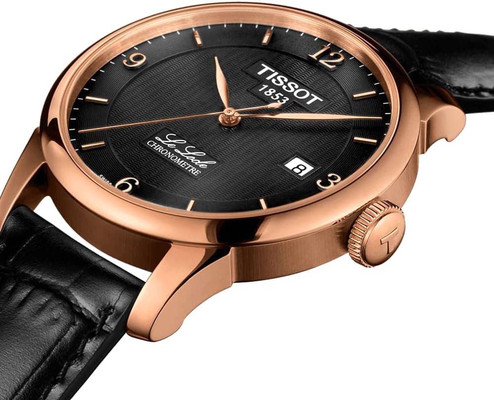  Shop Authentic Tissot Le Locle Chronometer Black Dial Black Leather Strap Watch For Men - T006.408.36.057.00 - Luxxuri