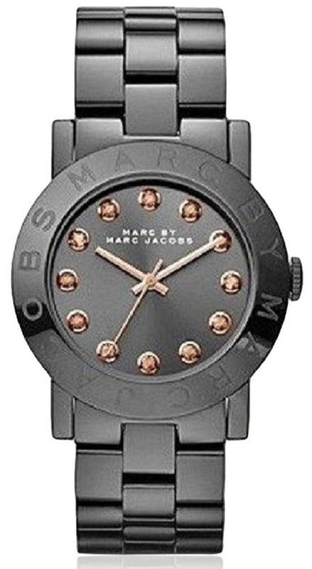 Shop Authentic Marc Jacobs Rock Crystal Grey Dial Grey Steel Strap Watch for Women - MBM8596 - Luxxuri