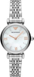  Shop Authentic Emporio Armani Donna Mother of Pearl Dial Silver Steel Strap Watch For Women - AR11204 - Luxxuri
