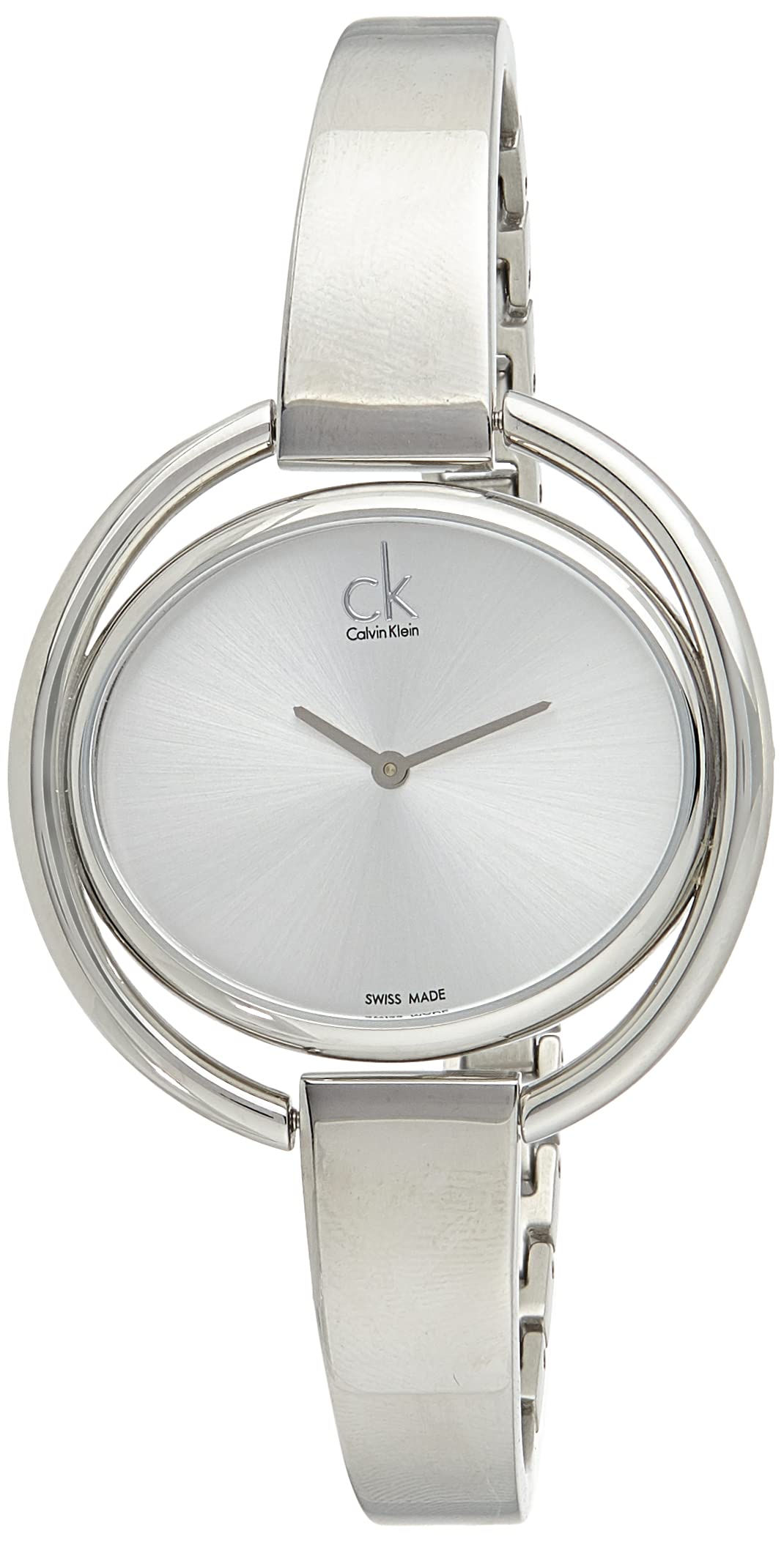  Shop Authentic Calvin Klein Impetuous Silver Dial Silver Steel Strap Watch for Women - K4F2N116 - Luxxuri