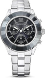  Shop Authentic Swarovski Octea Lux Sport Chronograph Black Dial Silver Steel Strap Watch for Women - 5610520 - Luxxuri
