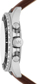  Shop Authentic Michael Kors Everest Chronograph Black Dial Blue Leather Strap Watch For Men - MK9091 - Luxxuri