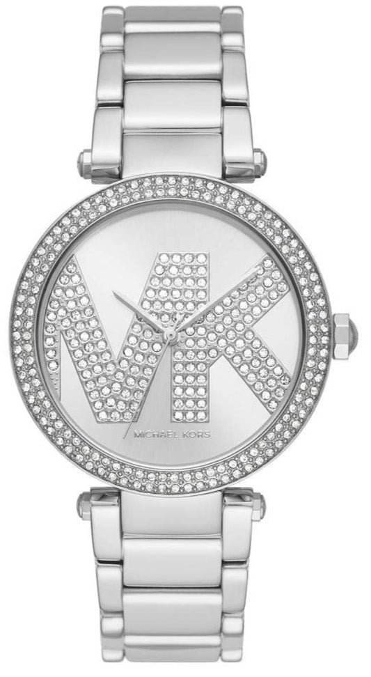  Shop Authentic Michael Kors Parker Silver Dial Silver Steel Strap Watch for Women - MK5925 - Luxxuri