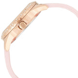  Shop Authentic Guess Sparkling Diamonds Pink Dial Pink Rubber Strap Watch for Women - W0032L9 - Luxxuri
