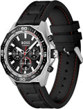  Shop Authentic Hugo Boss Energy Chronograph Black Dial Black Silicon Strap Watch For Men - 1513969 - Luxxuri