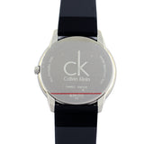  Shop Authentic Calvin Klein Minimal Black Dial Black Leather Strap Watch for Men - K3M221CS - Luxxuri