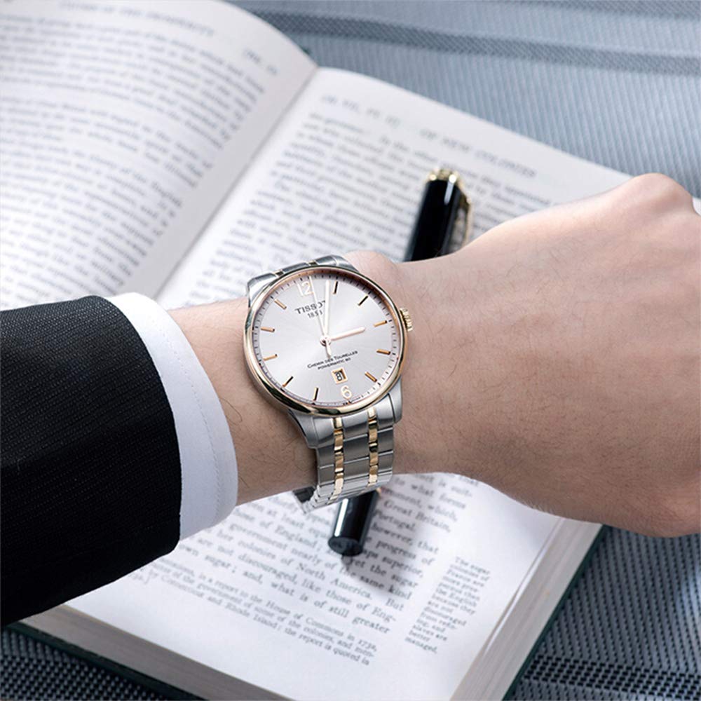  Shop Authentic Tissot Chemin Des Tourelles Powermatic 80 Silver Dial Two Tone Steel Strap Watch For Men - T099.407.22.037.00 - Luxxuri