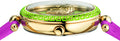  Shop Authentic Versace Palazzo Empire Green Dial Pink Leather Strap Watch for Women - VCO150017 - Luxxuri