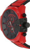  Shop Authentic Diesel Mega Chief Chronograph Black Dial Red Rubber Strap Watch For Men - DZ4526 - Luxxuri