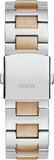  Shop Authentic Guess Equity Multifunction Black Dial Two Tone Steel Strap Watch For Men - GW0703G4 - Luxxuri